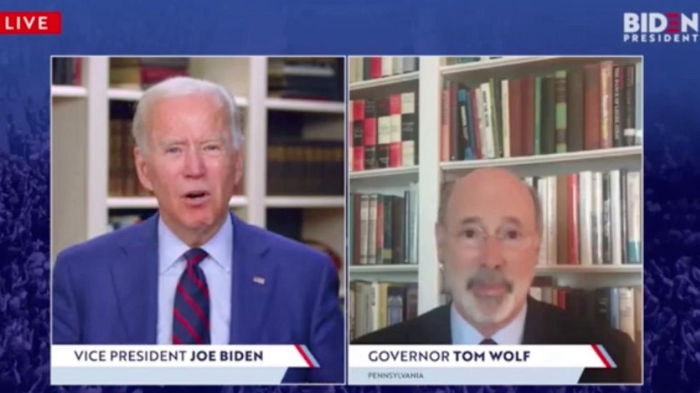 Loud 'fart noise' heard during Joe Biden livestream