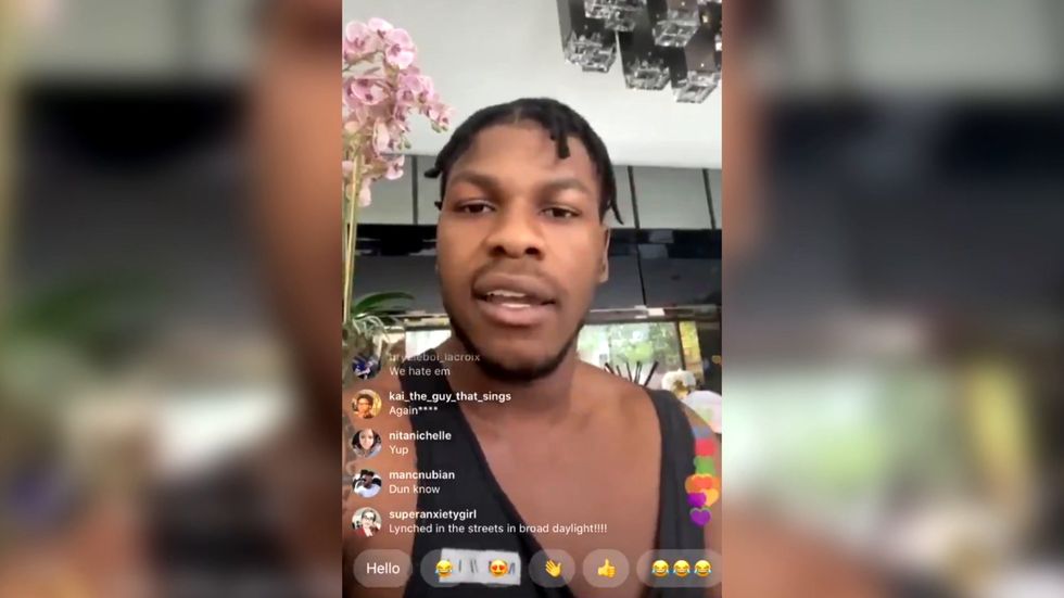 John Boyega defends antiracism comments on Instagram Live