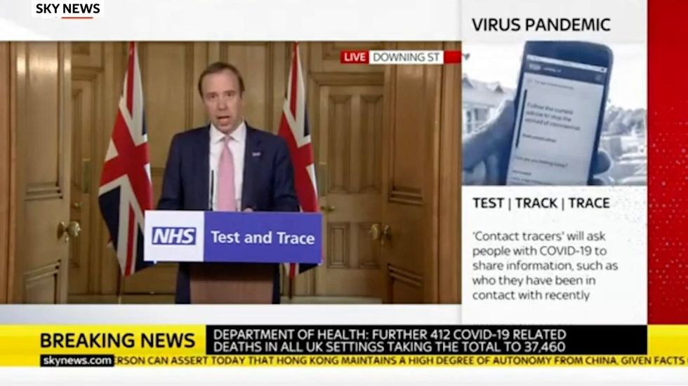 Coronavirus: Every Briton with symptoms can now get tested, Matt Hancock announces