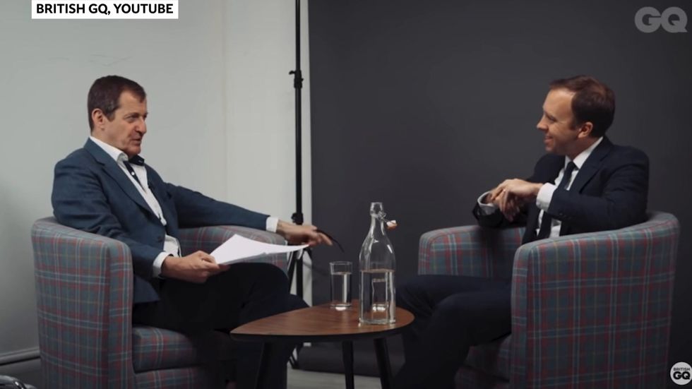 Resurfaced video shows Matt Hancock laughing when asked about Boris Johnson's appt as foreign secretary