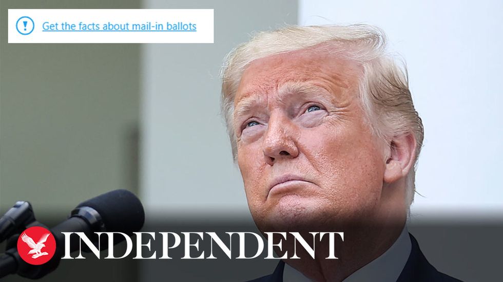 Twitter puts fact-check warning on Trump tweets