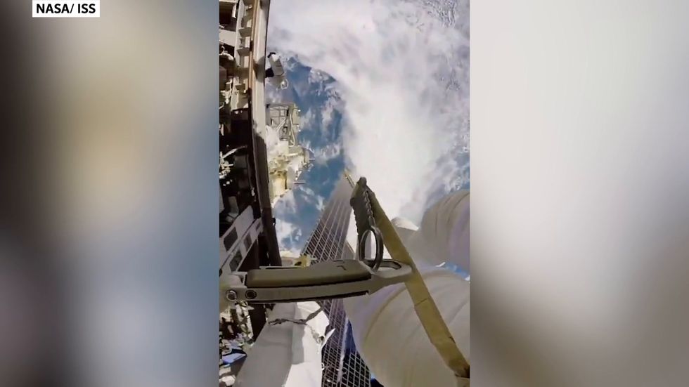 Nasa reveal what Earth looks like when floating in space