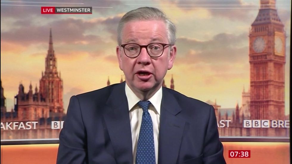 Michael Gove tries to defend Dominic Cummings driving to 'test his eyesight'