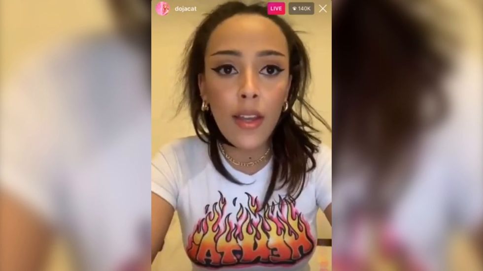 Doja Cat denies being a part of 'white supremacist chatrooms' in Instagram Live video