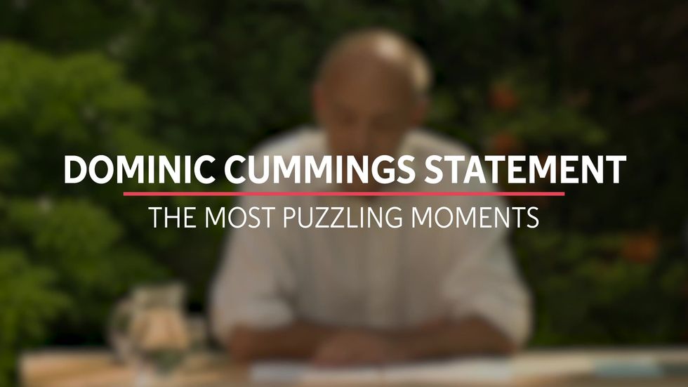 The most puzzling moments from the Dominic Cummings press conference