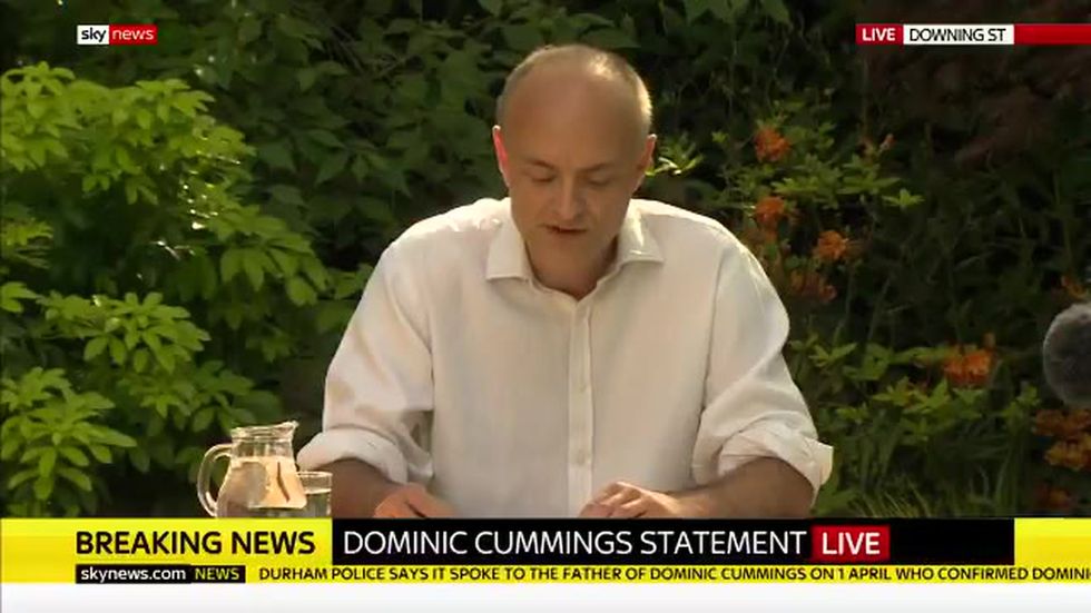 Dominic Cummings makes rare statement as resignation calls grow over lockdown trip