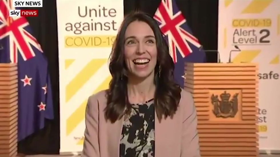 Earthquake interrupts Jacinda Ardern
