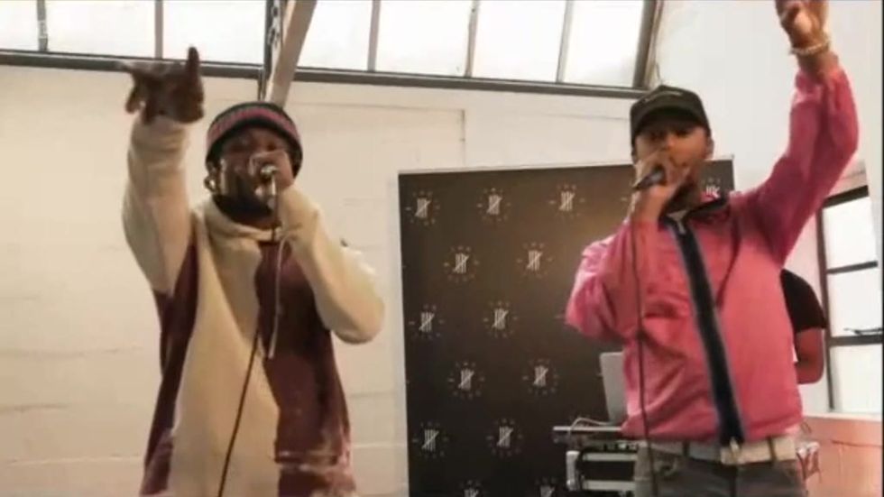 Young T and Bugsy perform Strike A Pose at Radio 1's Big Weekend 2020