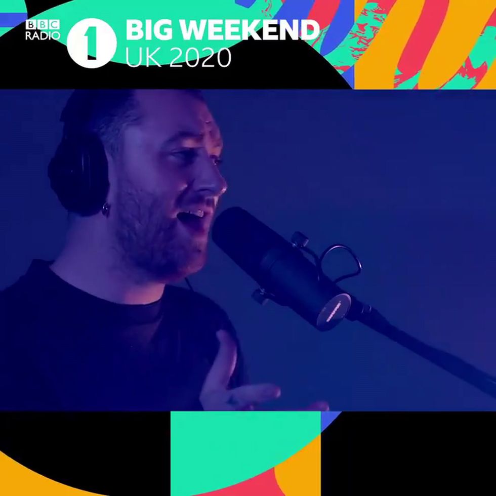 Sam Smith performs for virtual Big Weekend