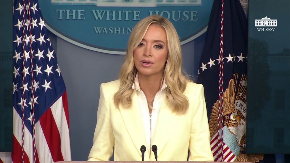 Trump's press secretary clashes with reporters over churches