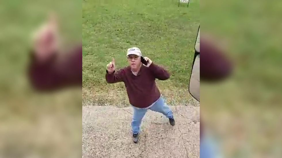 Black delivery driver aggressively questioned by white resident