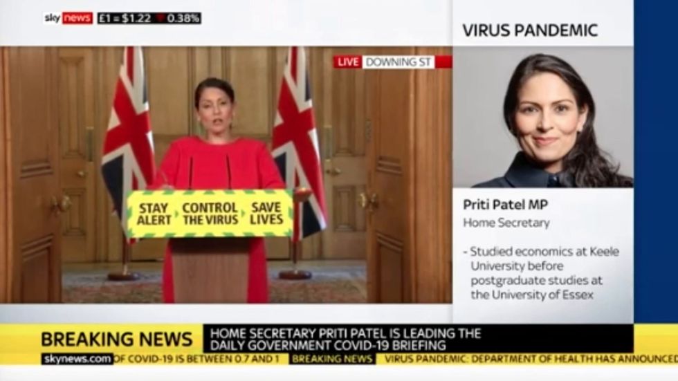 Priti Patel announces 14-day coronavirus quarantine plan to begin 8 June