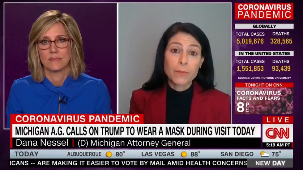 Michigan will sue companies that let trump inside unmasked