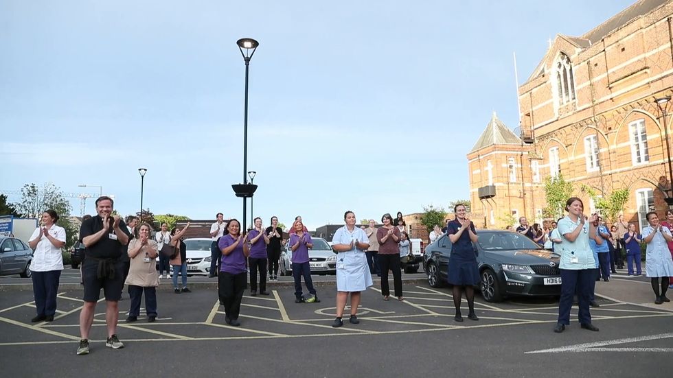 Clap for carers: people around the nation clap for 9th week