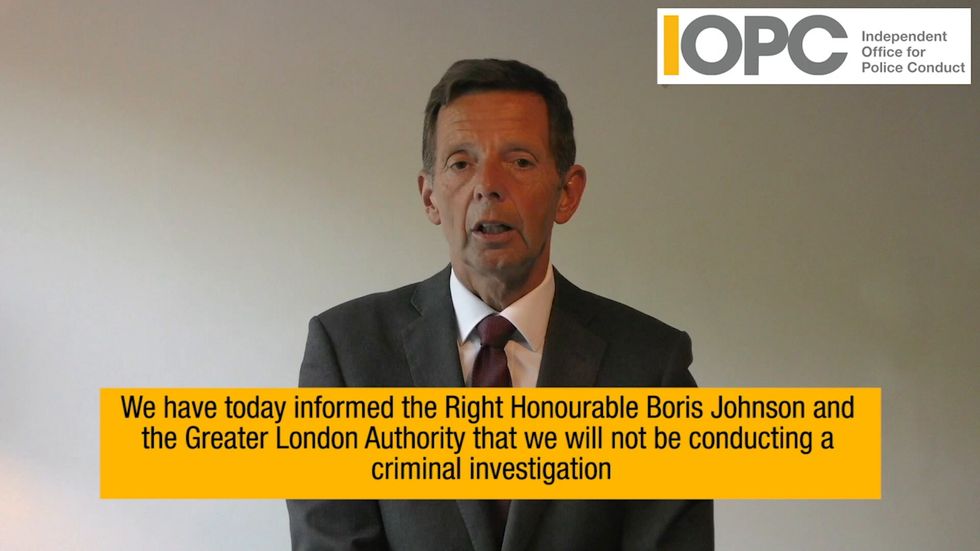 IOPC Director General Michael Lockwood on Boris Johnson investigation