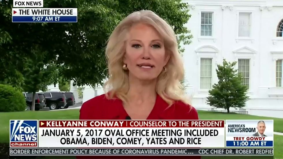 Kellyanne Conway says Joe Biden is like a 'coed at the end of a frat party' for choosing a female running mate