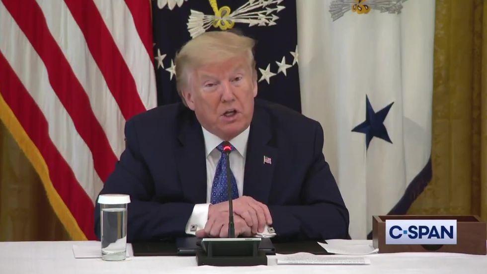Trump attacks another female reporter for question about Americans going back to work: ‘That’s enough of you’