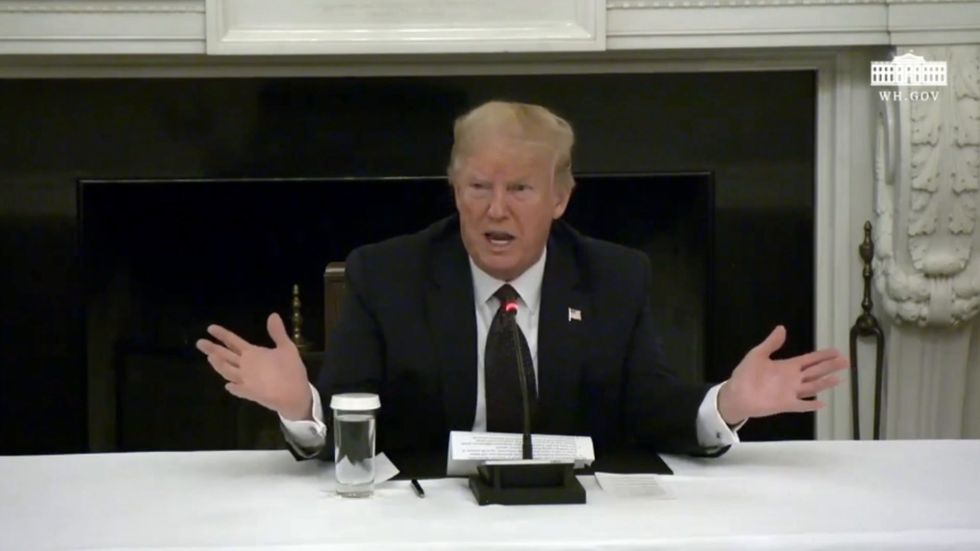 Trump says he's been taking hydroxychloroquine for a 'few weeks'