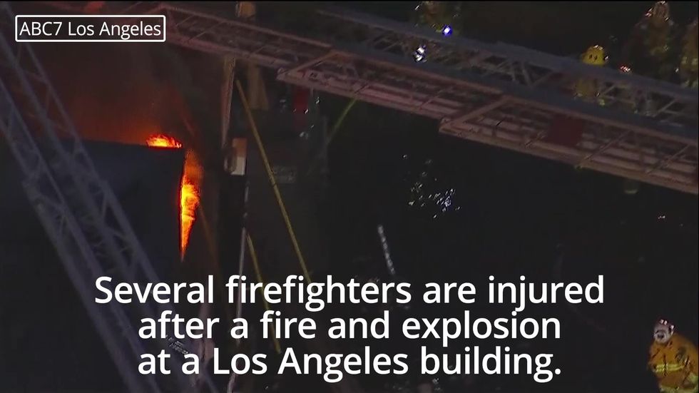 Firefighters injured after Los Angeles explosion
