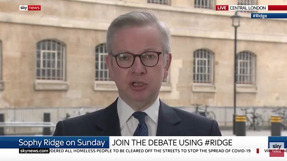 Government close to reaching target of 18,000 contact tracers, Gove says