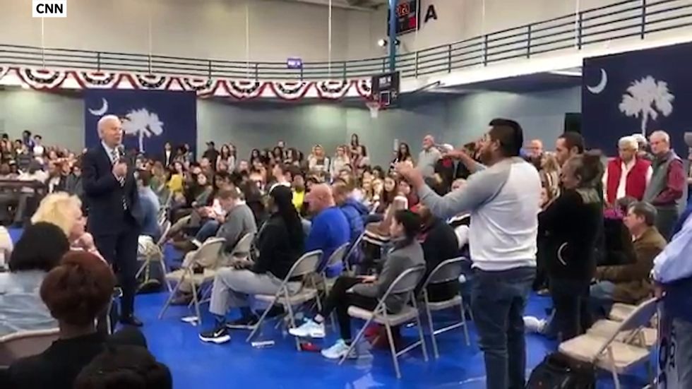 'You should vote for Trump' Joe Biden tells protester in 2019