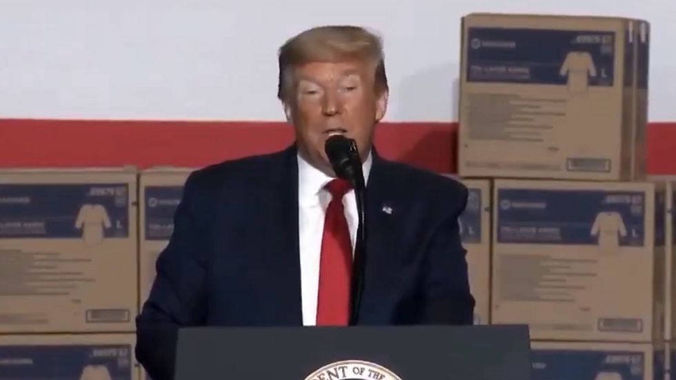 Trump said it's 'beautiful' to see 'nurses running into death just like soldiers running into bullets'