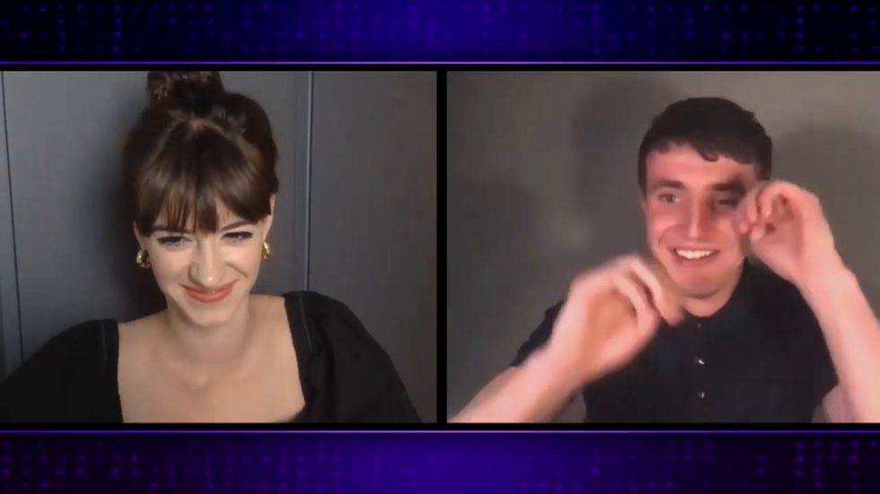 Normal People stars perform scene from Gordon Ramsay's Kitchen Nightmares