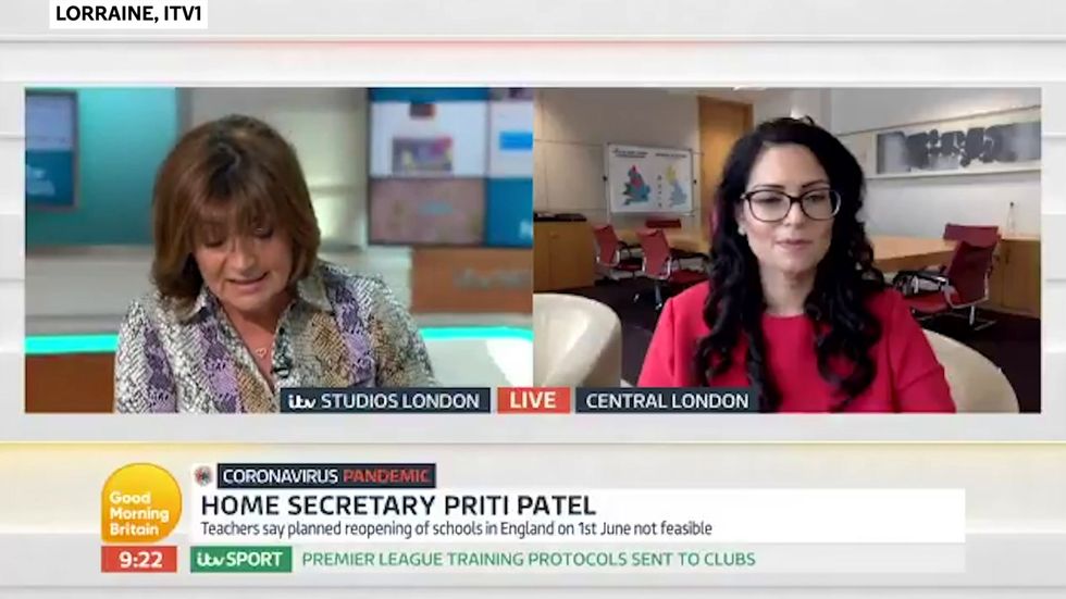 Ludicrous situation: Lorraine Kelly puts Priti Patel on spot over new quarantine rules for travellers