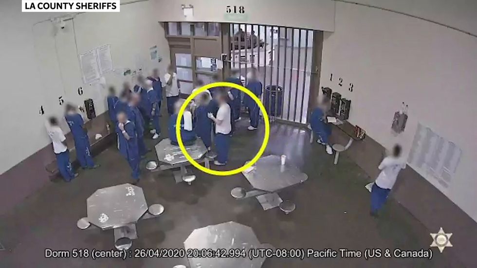 California prisoners share water to get coronavirus