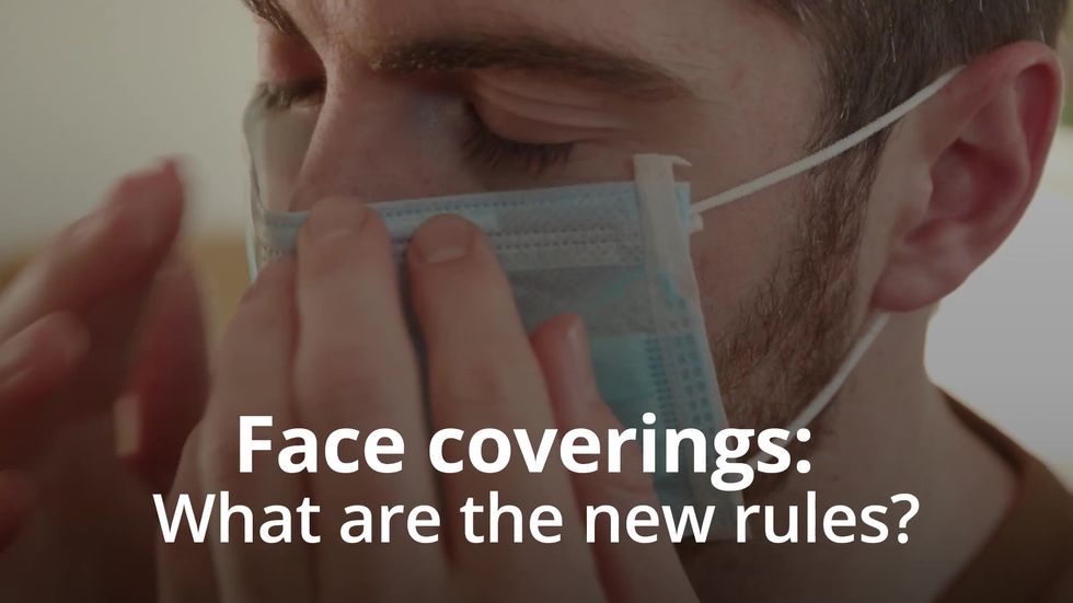 Face coverings: What is the new Government advice?