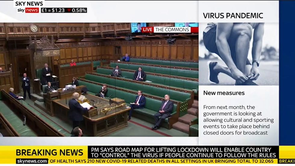 Boris Johnson suggests government will test for covid in water supplies