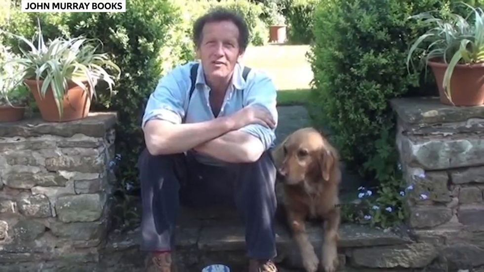 Monty Don with his dog Nigel