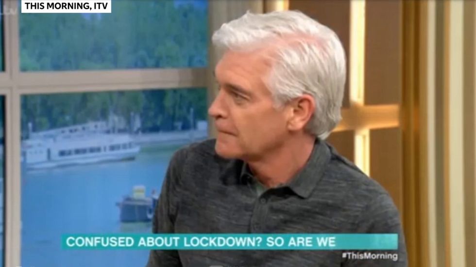 Phillip Schofield rages about confusion over lockdown guidance on This Morning