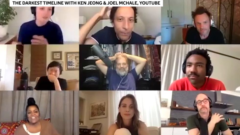 Donald Glover learns he isn't part of Community cast's group chat