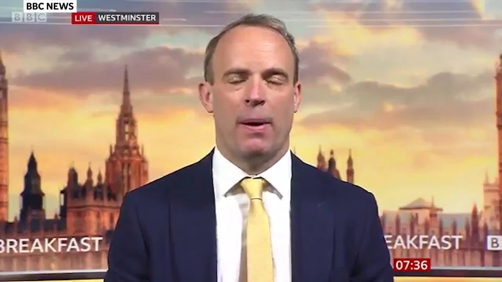 Dominic Raab attempts to explain new lockdown guidance