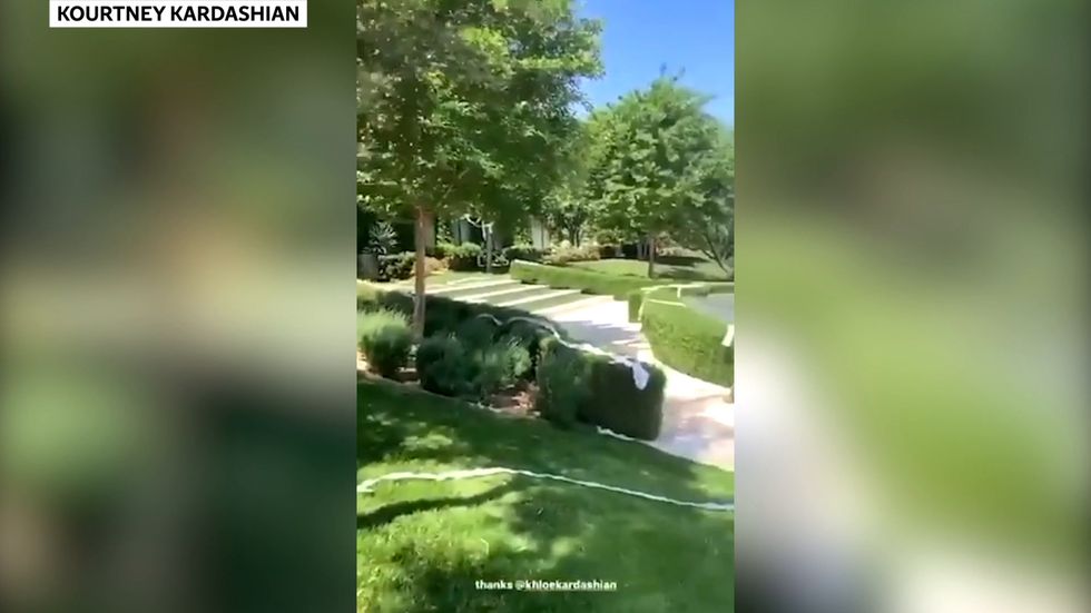 Kourtney Kardashian and daughter Penelope find house decorated in toilet roll