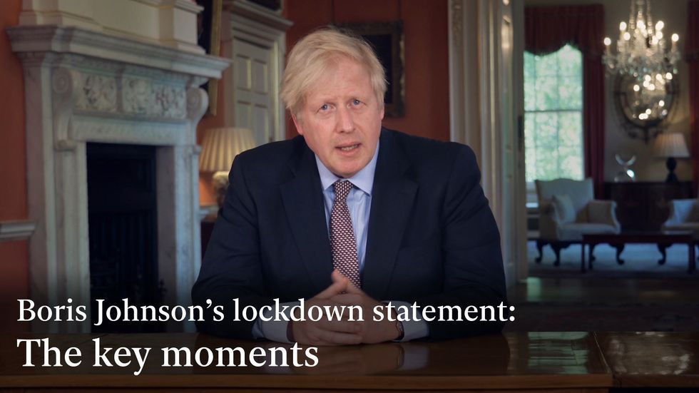The key soundbites from Boris Johnson's lockdown statement