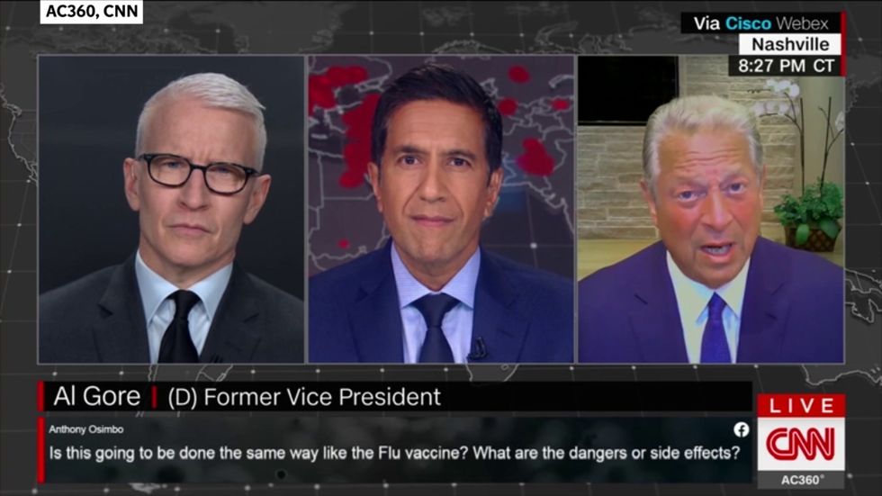 'I think we're seeing the start of a botched reopening': Al Gore attacks Trump's coronavirus response