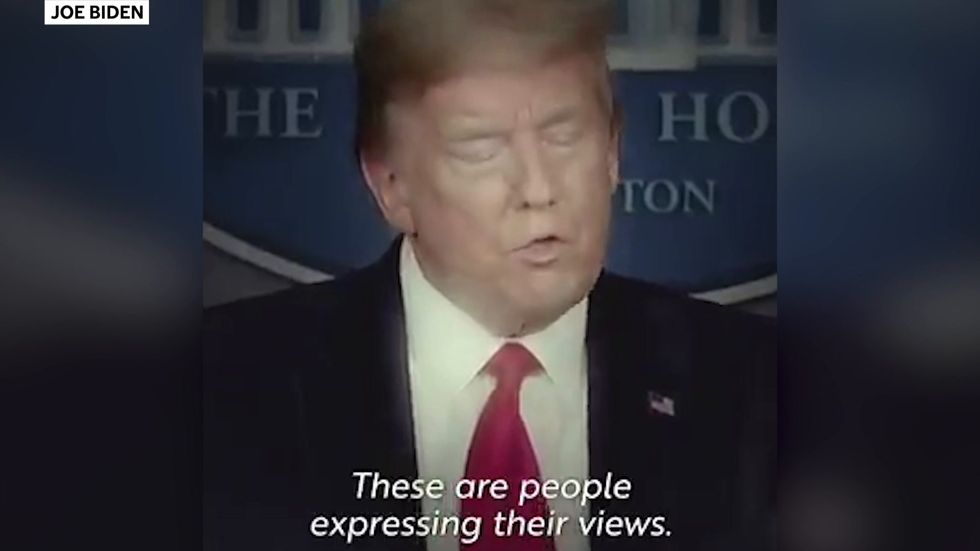 Joe Biden shares attack ad against Trump