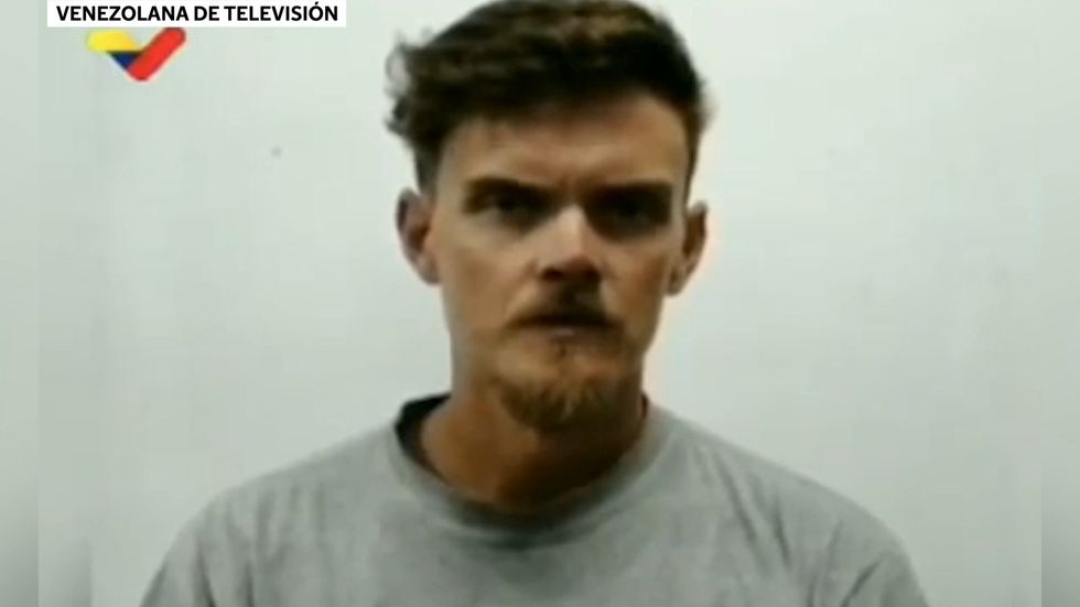 Venezuela state TV airs video of American appearing to confess to 'coup plot’