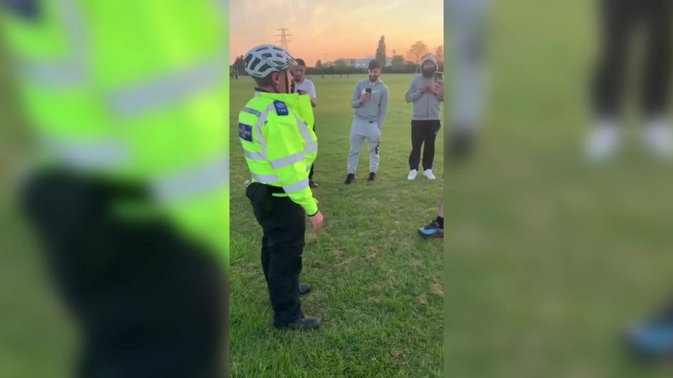 Group steal bike from PCSO as he attempts to enforce social distancing