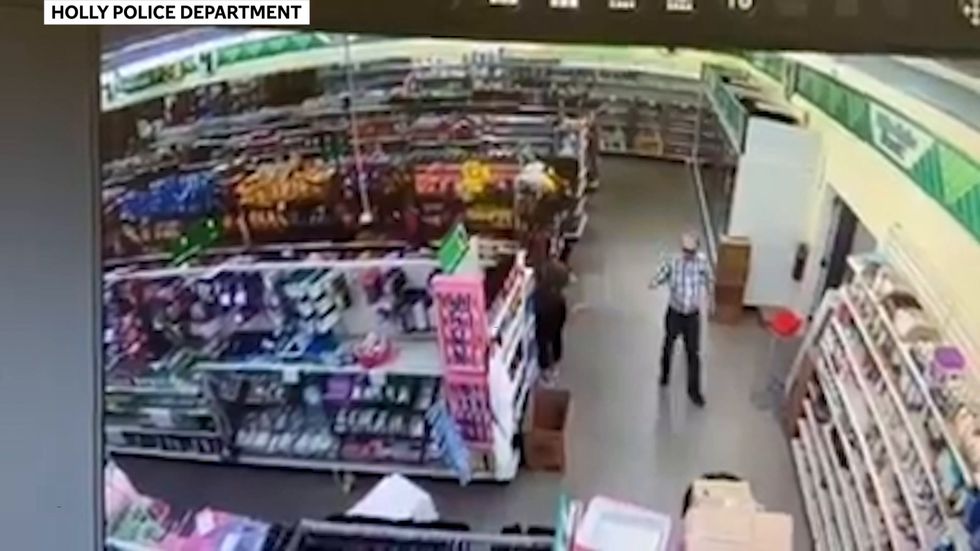 Police share CCTV of man wiping his face on Dollar Tree store worker