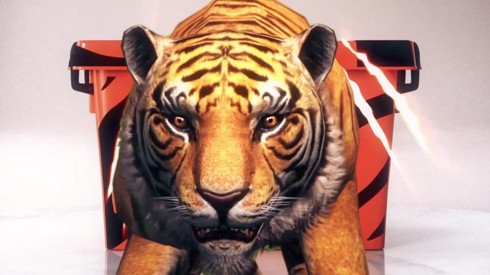 John Finlay stars in advert for animal print masks