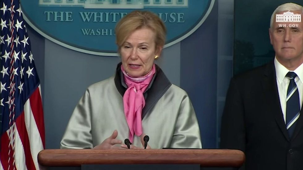 Dr Birx gives latest Covid-19 death toll reporting