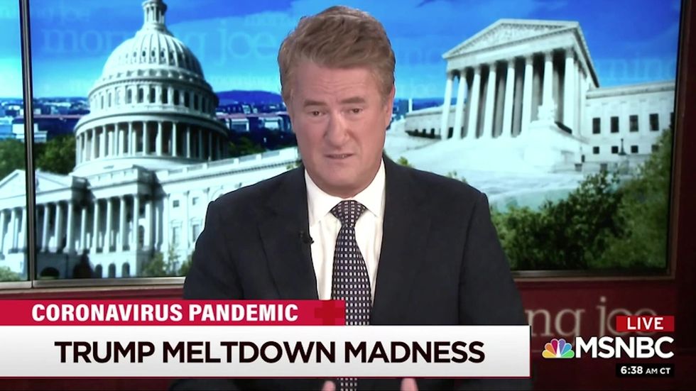 Joe Scarborough responds to Trump's 'cruel' message