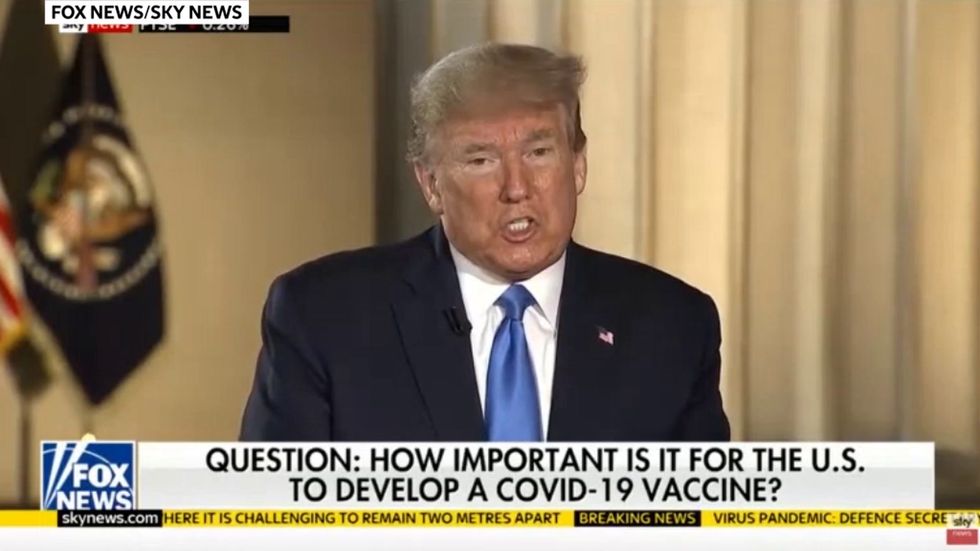 Trump says Boris Johnson 'thought it was over' when he had coronavirus