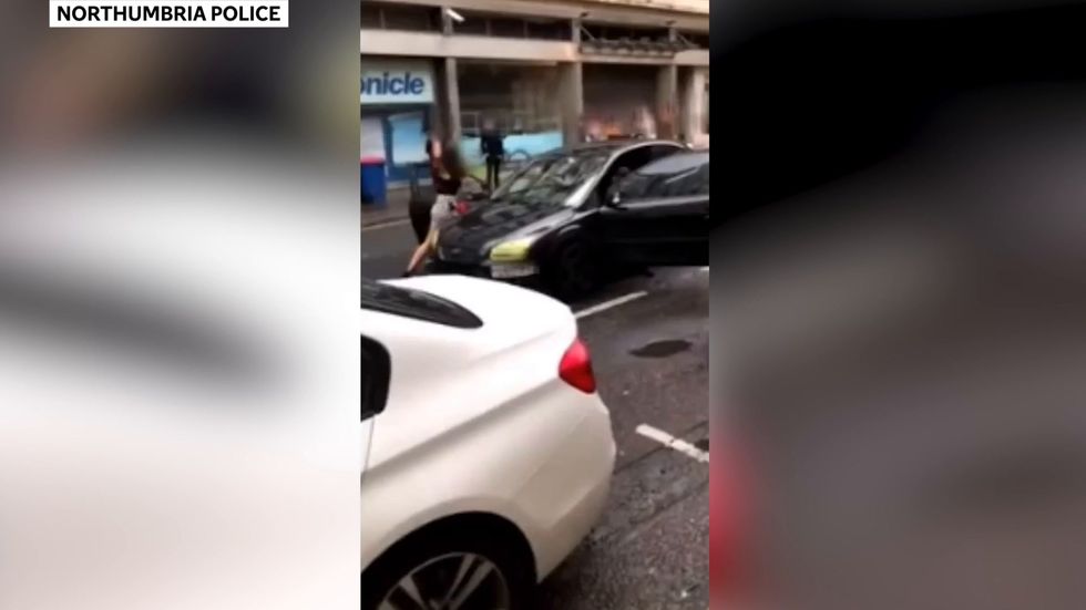 Dangerous driver jailed after car deliberately rams into man in Newcastle city centre