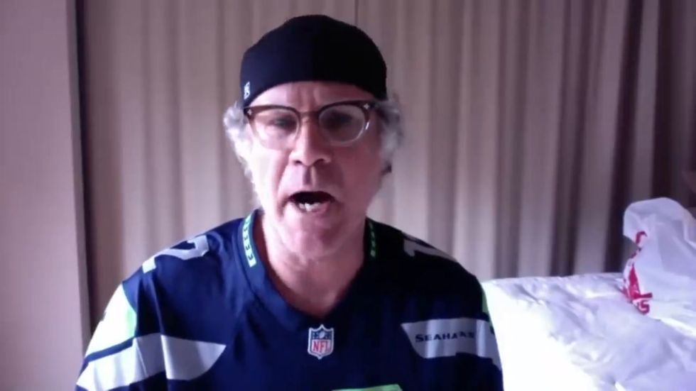 Will Ferrell crashes Seattle Seahawks virtual meeting