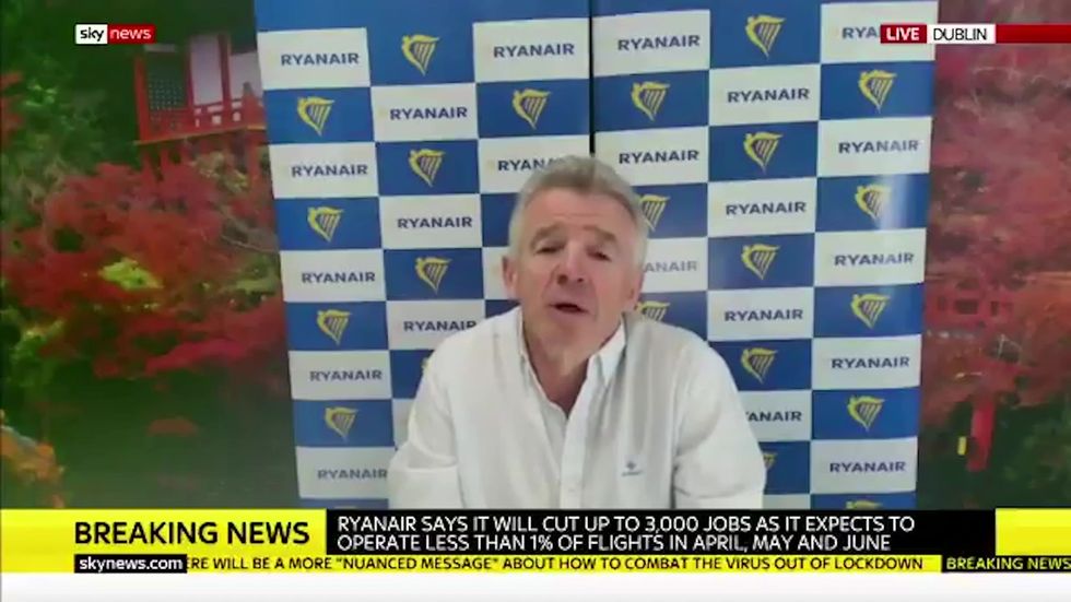 Ryanair: 'No social distancing on flights'