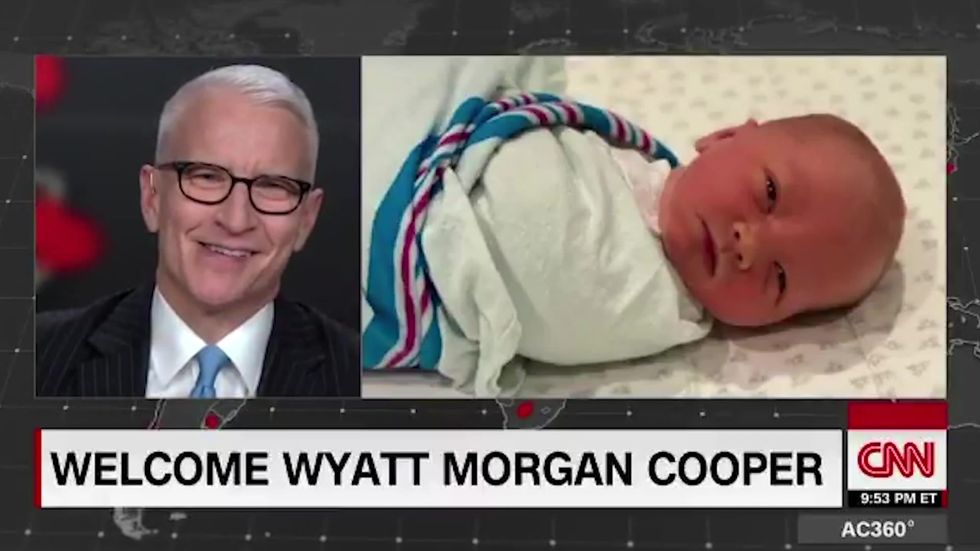 CNN’s Anderson Cooper welcomes baby boy: 'I am beyond happy'